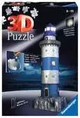 Lighthouse at Night 3D Puzzles;3D Puzzle Buildings - Ravensburger