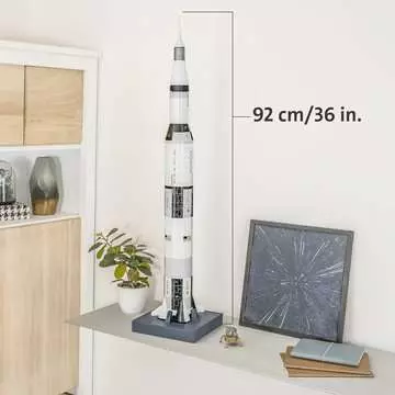 3D Puzzle Apollo Saturn V Rocket 3D Puzzles;3D Vehicles - image 7 - Ravensburger