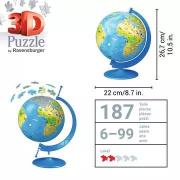 Children s Globe Puzzle-Ball 180pcs English 3D Puzzles;3D Puzzle Balls - image 6 - Ravensburger