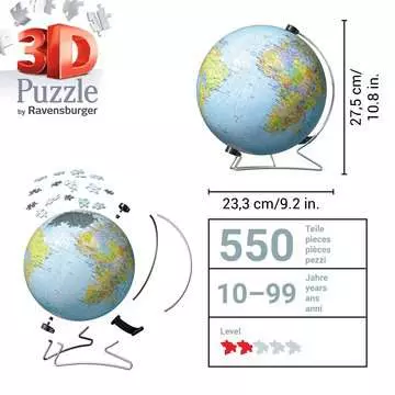 Puzzle-Ball The Earth 540pcs 3D Puzzles;3D Puzzle Balls - image 5 - Ravensburger