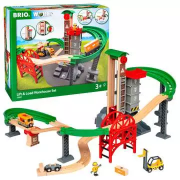 Lift & Load Warehouse Set BRIO;BRIO Railway - image 2 - Ravensburger