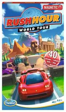 Rush Hour World Tour Magnetic Travel Puzzle ThinkFun;Single Player Logic Games - image 1 - Ravensburger