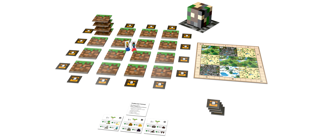 Game - Minecraft: Minecraft Builders A & Biomes Board