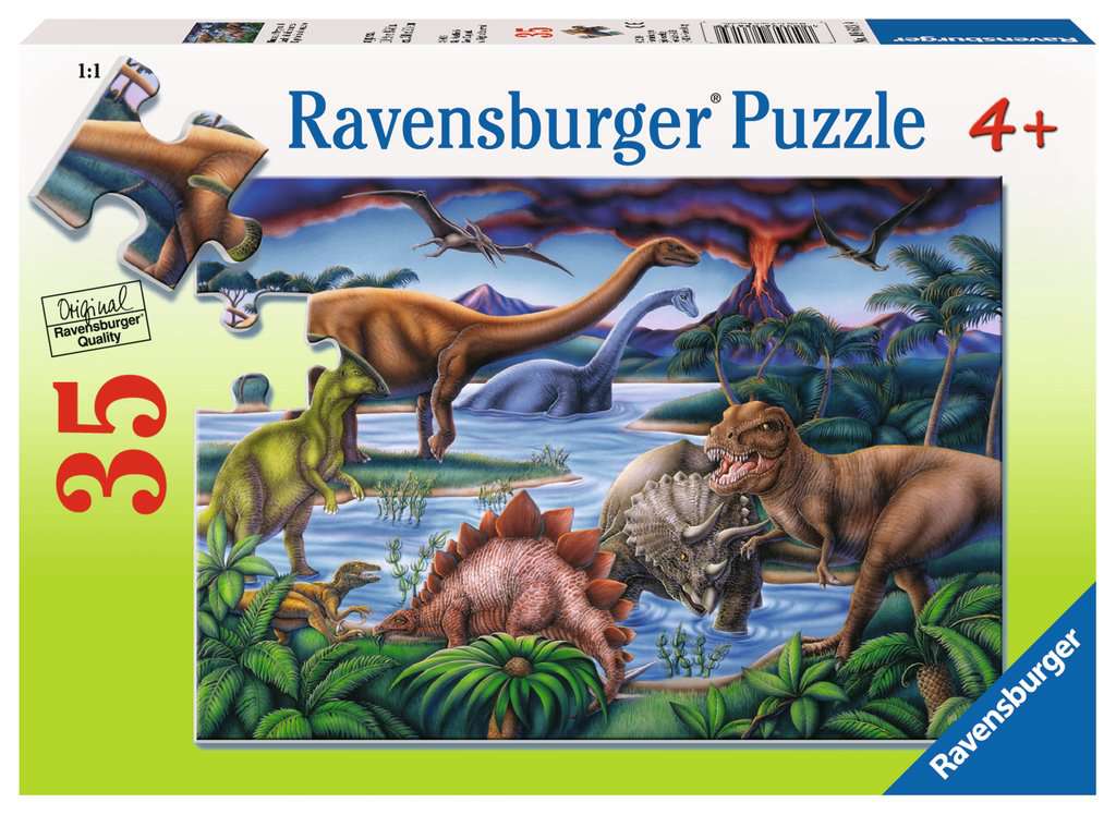 Dinosaur Jigsaw Puzzles - Dino Puzzle Game for Kids & Toddlers for