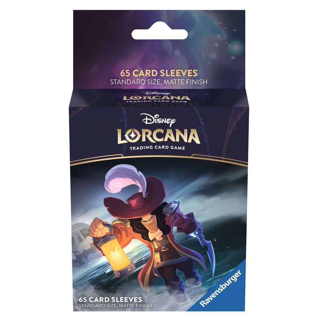 Disney Lorcana TCG: The First Chapter Card Sleeve Pack - Captain Hook, Accessories, Disney Lorcana, Products