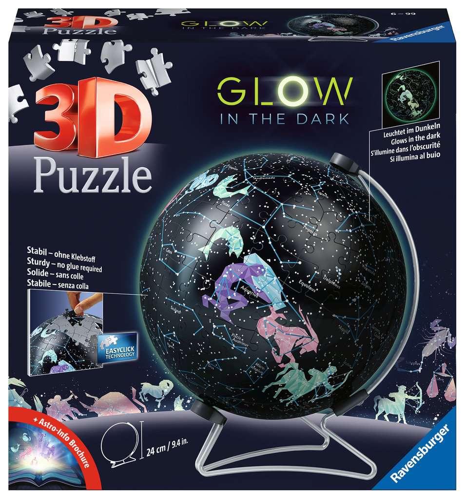 Puzzle-Ball Starglobe with glow-in-the-dark 180pcs