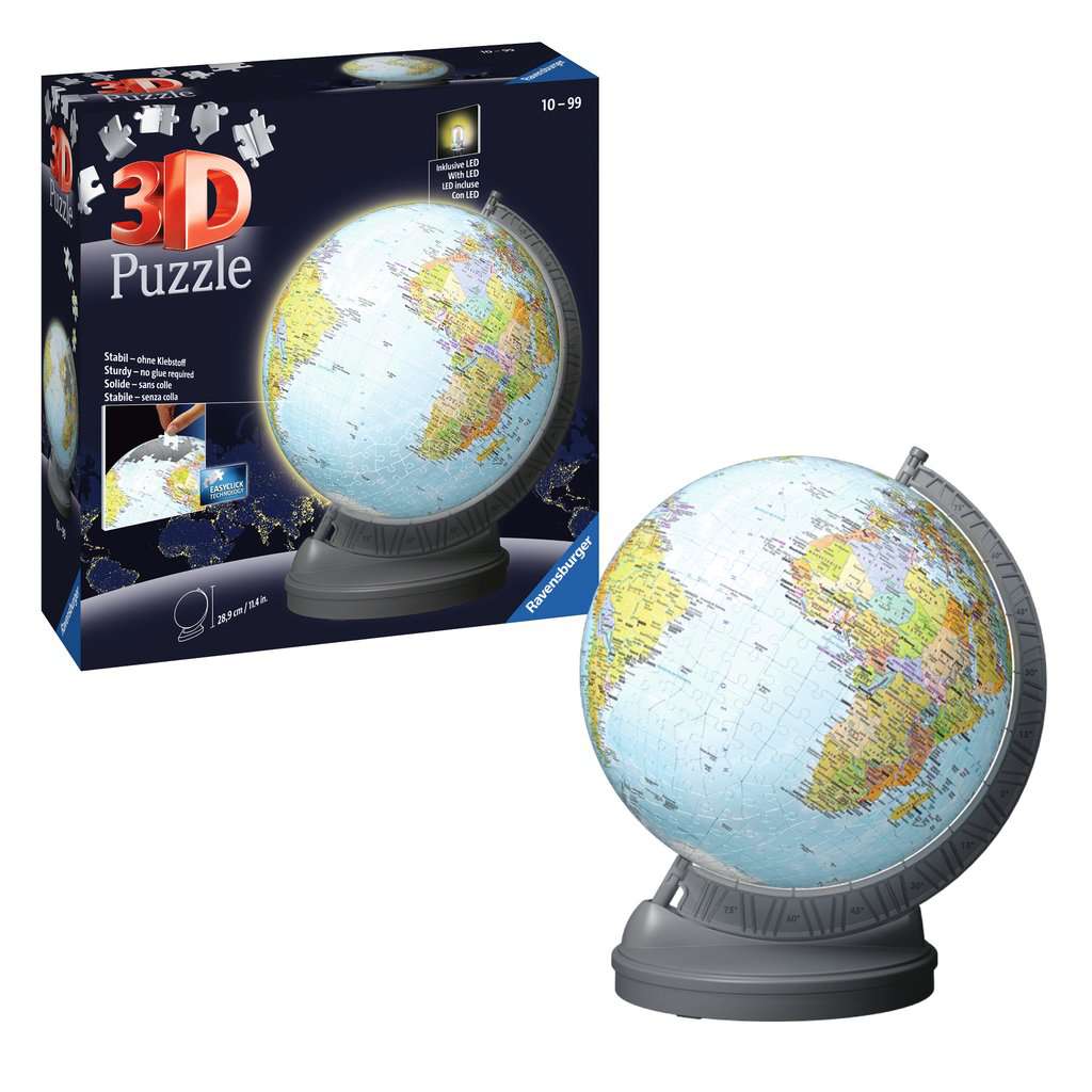 Puzzle-Ball Globe with Light 540pcs