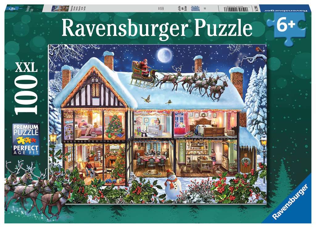 Puzzle Christmas Cottage - 2000 pièces -Bluebird-Puzzle-F-90516