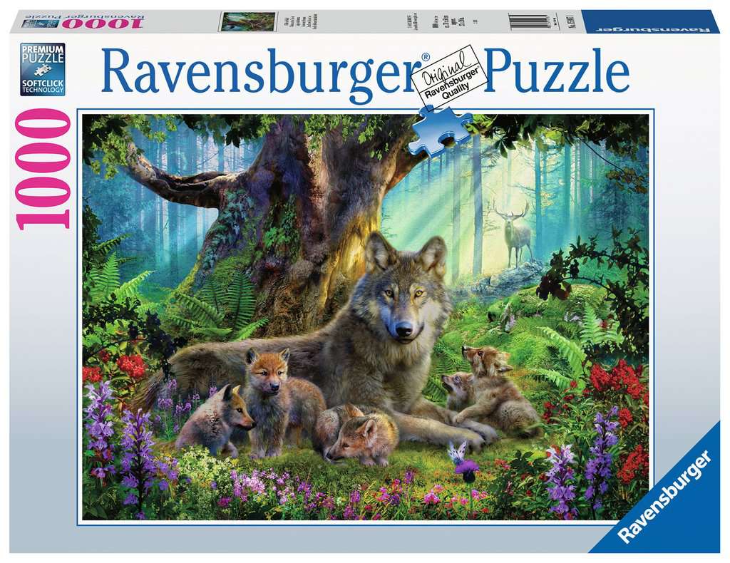 Wolves in the Forest, Adult Puzzles, Jigsaw Puzzles, Products