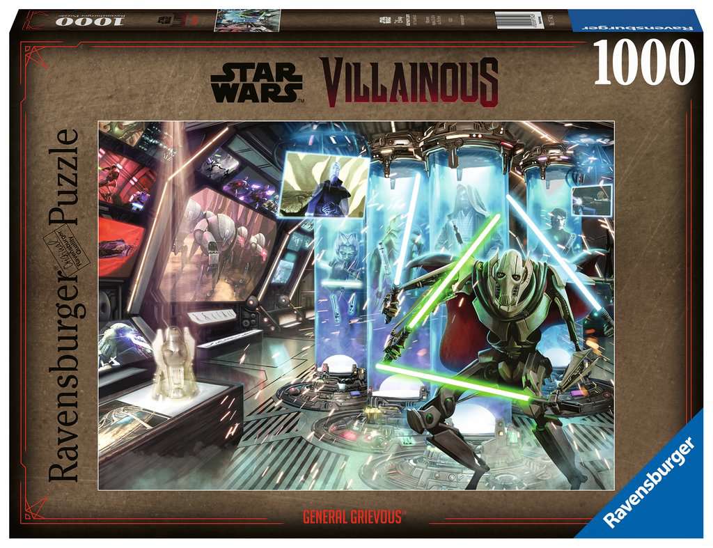 Star Wars Villainous: General Grievous, Adult Puzzles, Jigsaw Puzzles, Products
