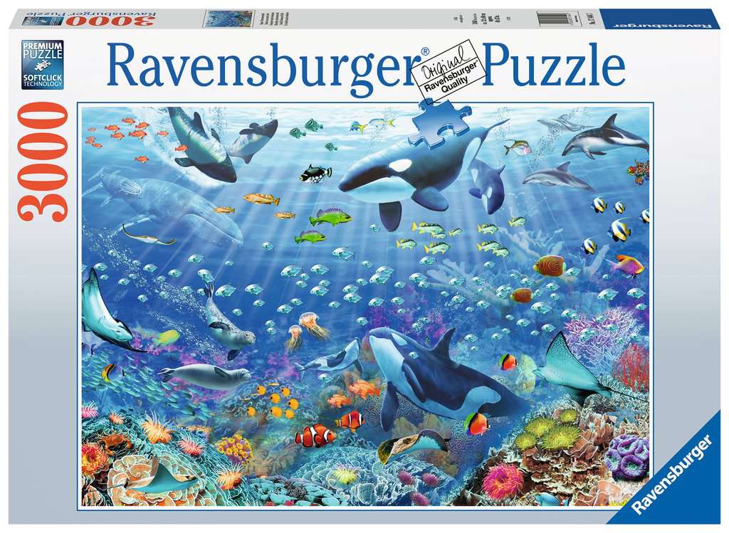 Ravensburger Oceanic Wonders 3000 Piece Jigsaw Puzzle for Adults - 17027 -  Handcrafted Tooling, Durable Blueboard, Every Piece Fits Together
