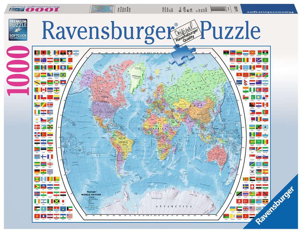 Ravensburger Puzzle - Political World Map - Playpolis