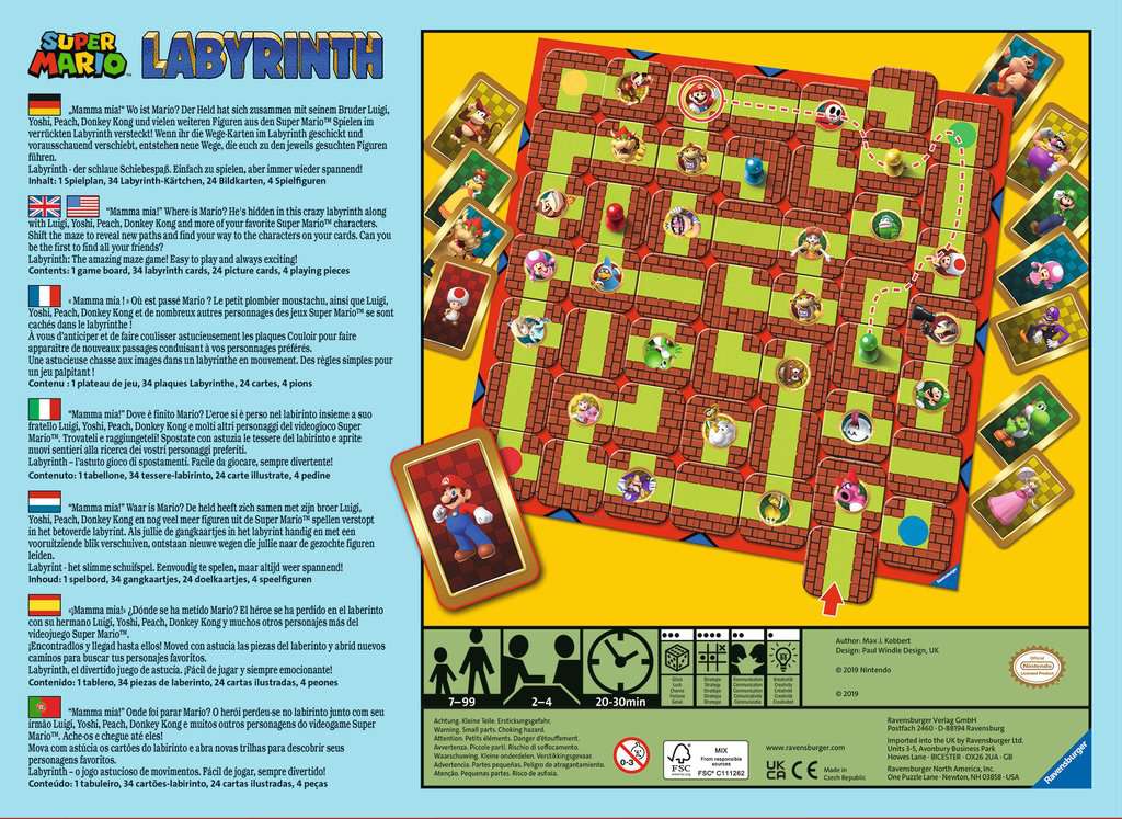 Le labyrinthe pour billes Mario Kart 