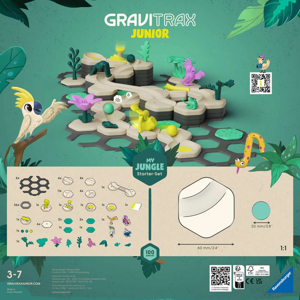 GraviTrax JUNIOR Set d'extension Rails - My Trax 35 pieces - Circuits