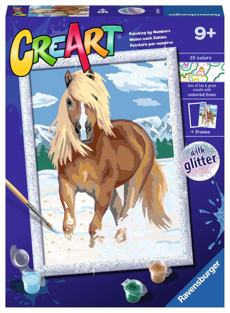 CreArt Kids Paint by Number Kit - Royal Horse