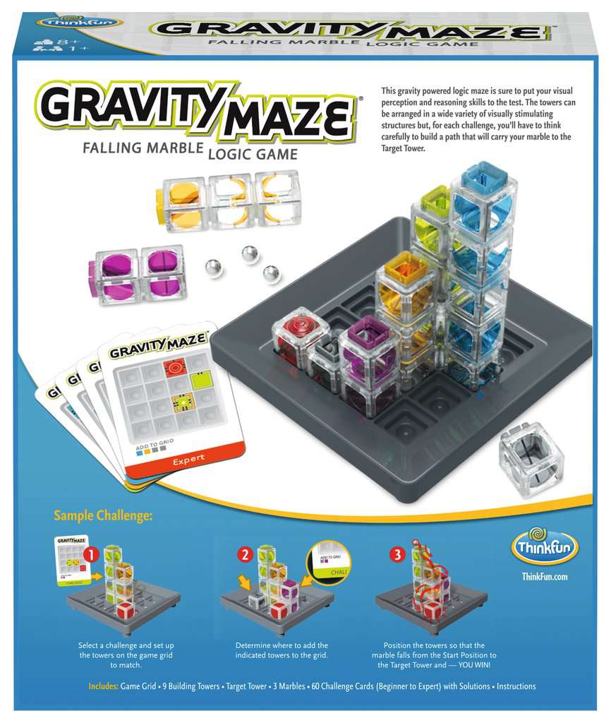 How To Play The Gravity Maze Falling Marble Logic Game 