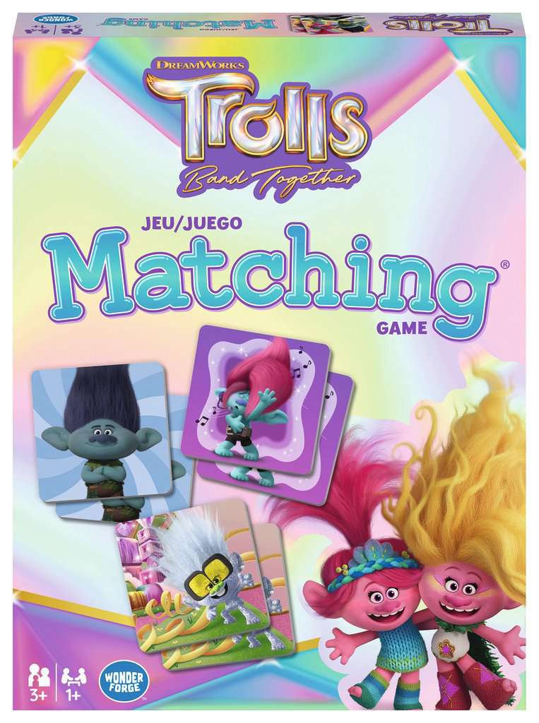 Trolls 3 Matching Game, Children's Games, Games