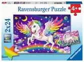 Unicorn and Pegasus 2x24p Jigsaw Puzzles;Children s Puzzles - Ravensburger