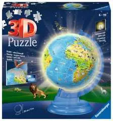 Children’s Globe Puzzle-Ball with Light - image 1 - Click to Zoom