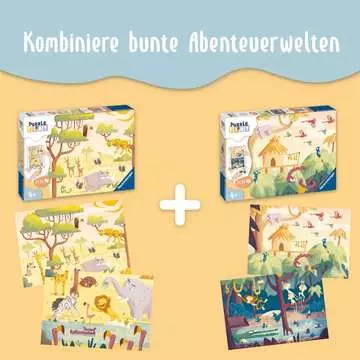 Puzzle & Play: Jungle Exploration Jigsaw Puzzles;Children s Puzzles - image 8 - Ravensburger
