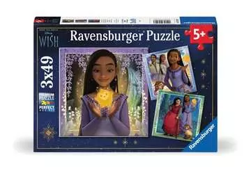 Disney Wish 3x49pc Jigsaw Puzzles;Children s Puzzles - image 1 - Ravensburger