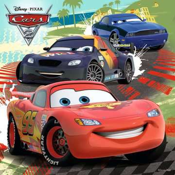 Wood Disney Pixar Cars 2 Jigsaw Puzzle 25 Piece Lightning McQueen Kids Toy