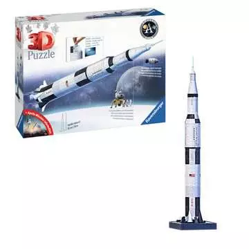 3D Puzzle Apollo Saturn V Rocket 3D Puzzles;3D Vehicles - image 3 - Ravensburger