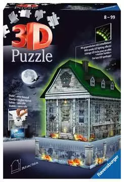Haunted House - Night Edition 3D Puzzles;3D Puzzle Buildings - image 1 - Ravensburger