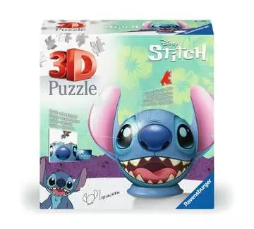 Puzzle-Ball Disney Stitch 72pcs 3D Puzzles;3D Puzzle Balls - image 1 - Ravensburger