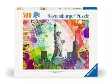 New York Postcard Jigsaw Puzzles;Adult Puzzles - image 1 - Ravensburger