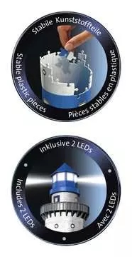 Lighthouse at Night 3D Puzzles;3D Puzzle Buildings - image 4 - Ravensburger