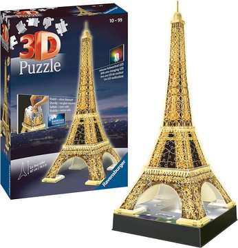 Puzzle 3d Ravensburger Puzzle 3d Tour Eiffel PSG chez 1001hobbies