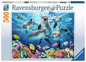 Dolphins in the Coral Reef Jigsaw Puzzles;Adult Puzzles - image 1 - Ravensburger