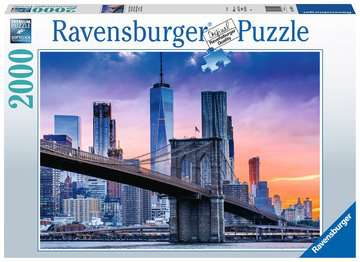 Ravensburger Colourful New York City 1000 Piece Jigsaw Puzzles for Adults  and Kids Age 12 Years Up - America, USA