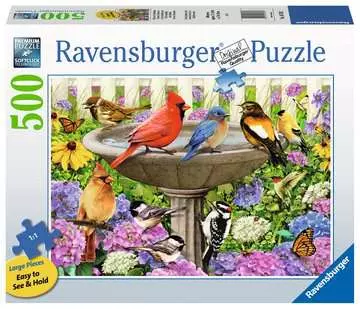 At the Birdbath Jigsaw Puzzles;Adult Puzzles - image 1 - Ravensburger