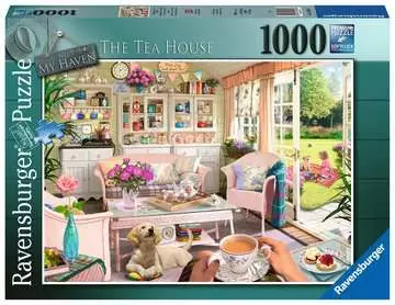 The Tea House Jigsaw Puzzles;Adult Puzzles - image 1 - Ravensburger