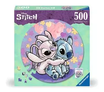 Stitch - Circular 500pc Jigsaw Puzzles;Children s Puzzles - image 1 - Ravensburger