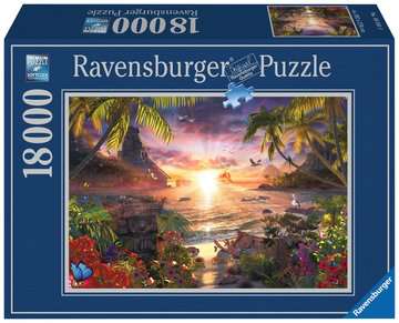 Paradise Sunset, Adult Puzzles, Jigsaw Puzzles