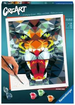 Polygon Tiger Art & Crafts;CreArt Adult - image 1 - Ravensburger