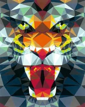 Polygon Tiger Art & Crafts;CreArt Adult - image 2 - Ravensburger