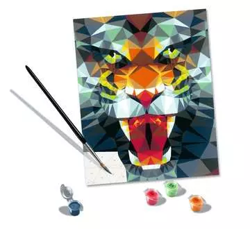 Polygon Tiger Art & Crafts;CreArt Adult - image 3 - Ravensburger