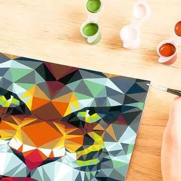 Polygon Tiger Art & Crafts;CreArt Adult - image 6 - Ravensburger