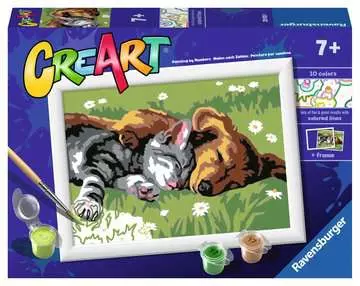 Sleeping Cat and Dog Art & Crafts;CreArt Kids - image 1 - Ravensburger