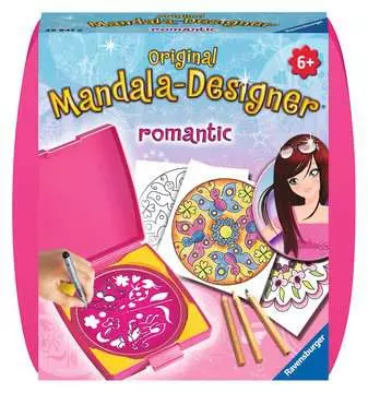 NEW 2 In 1 Mandala Designer Romantic Art Creator Craft Kit Adult Paper  Craft