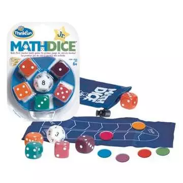 Math Dice Jr ThinkFun;Educational Games - image 1 - Ravensburger