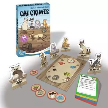 Cat Crimes ThinkFun;Single Player Logic Games - image 3 - Ravensburger