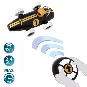 Remote Control Race Car, Black & Gold BRIO;BRIO Toddler - image 9 - Ravensburger