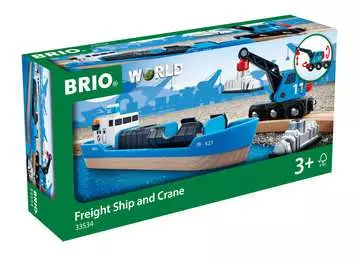 Freight Ship & Crane BRIO;BRIO Railway - image 1 - Ravensburger