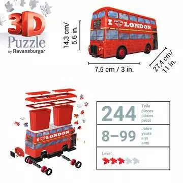London Bus 3D Puzzles;3D Vehicles - image 7 - Ravensburger