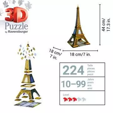 Eiffel Tower 3D Puzzles;3D Puzzle Buildings - image 9 - Ravensburger